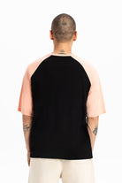 Baskılı Bisiklet Yaka Oversize Erkek Tişört - 4