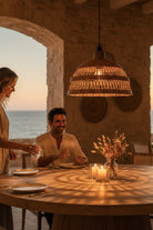 Aura Doğal Rattan Sarkıt Avize - 5