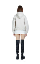Lorem Ipsum Kapüşonlu Sweatshirt - Bej - 3