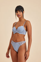 Amarelle-Paris Gri Mavi Dantelli String Külot-Tanga-6-roqelvaxirum.shop