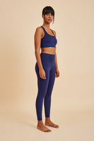 Amarelle-Sportive Lacivert Light Touch Uzun Toparlayıcı Spor Taytı-Activewear-2-roqelvaxirum.shop