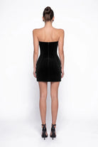 SiYah KadiFe MiNi Bodycon ElbiSe