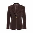 Tailored Velvet Blazer & Mini Skirt Set