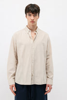 Basic Oversize Pamuk Keten Gömlek