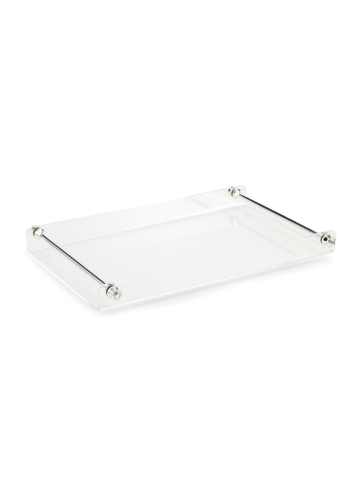 Memonza-Viora Mil Detaylı Gümüş Tepsi, Large, Şeffaf-Tepsi-1-roqelvaxirum.shop