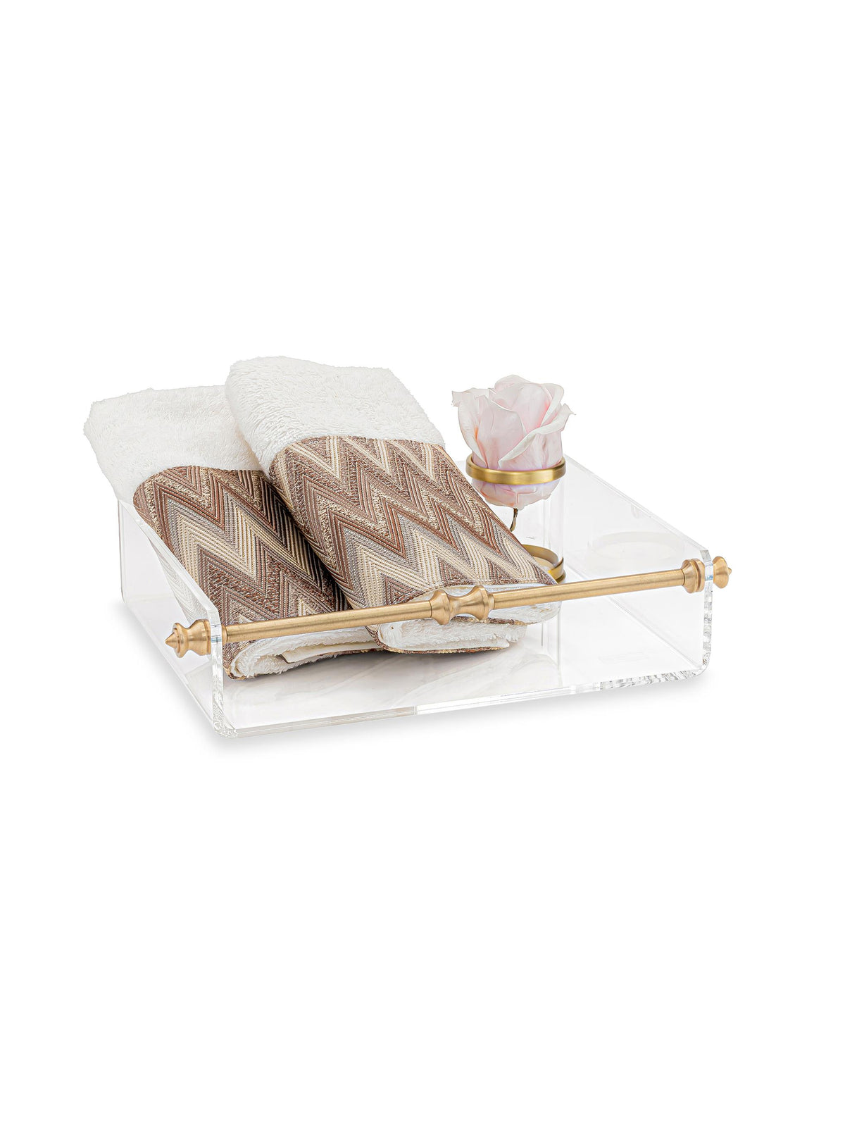 Memonza-Viora Mil Detaylı Pirinç Organizer, Şeffaf-Dekoratif Kutu-2-roqelvaxirum.shop
