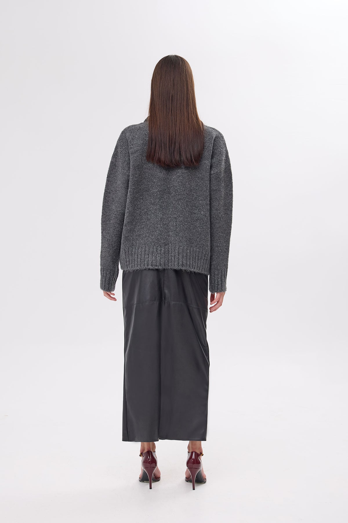 Mozto-Whitney Grey Oversize Kazak-Kazak & Triko-5-roqelvaxirum.shop