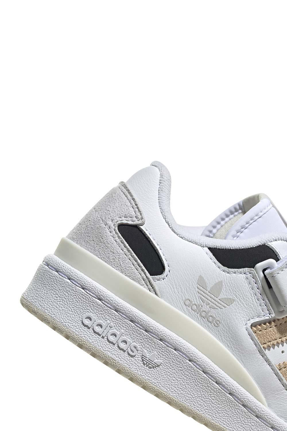 Adidas-Forum Low White/Magic Beige/Black-Sneakers-7-roqelvaxirum.shop