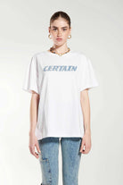 Certain-Logo Tee-T-Shirts-1-roqelvaxirum.shop
