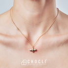 Chocli-18 Ayar Altın Kaplama Arı Kolye-Kolye-8-roqelvaxirum.shop