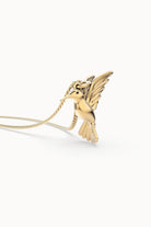 Chocli-18 Ayar Altın Kaplama Humming Bird Kolye-Kolye-4-roqelvaxirum.shop