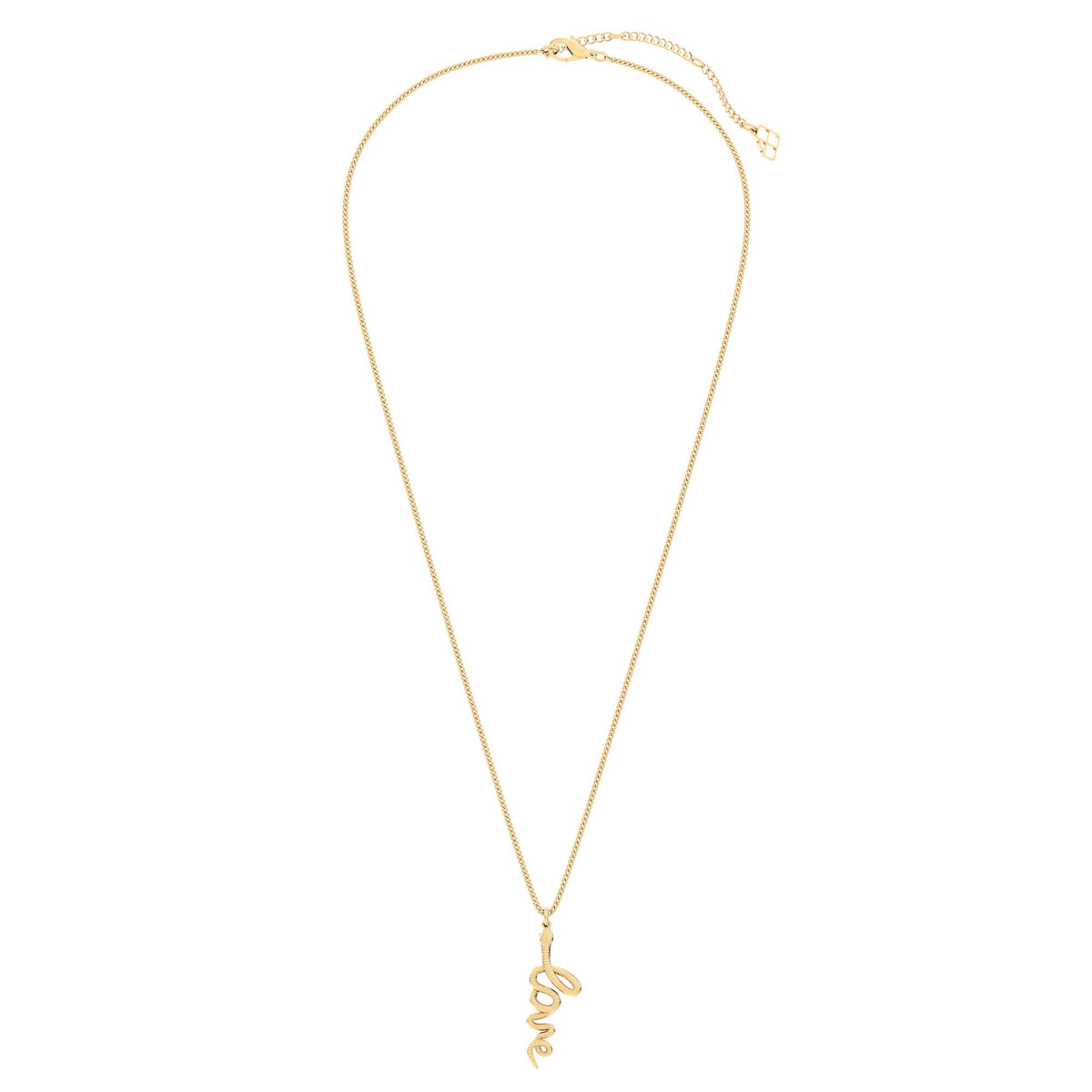Chocli-18 Ayar Altın Kaplama Love Snake Kolye-Kolye-2-roqelvaxirum.shop