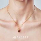 Chocli-18 Ayar Altın Kaplama Skull Kolye-Kolye-7-roqelvaxirum.shop