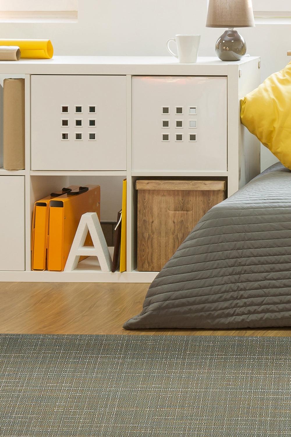 Dinnerdesign-Chroma Olive Vinil Dokuma Halı 90x150 cm-Halı-1-roqelvaxirum.shop