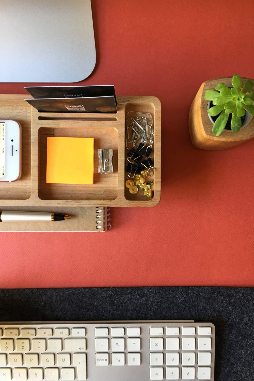 Fagus Wood-Mini Spinney Masa Düzenleyici-Masaüstü Organizer-6-roqelvaxirum.shop
