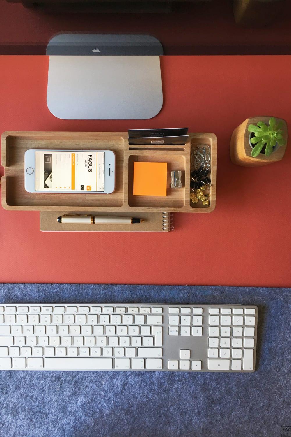 Fagus Wood-Mini Spinney Masa Düzenleyici-Masaüstü Organizer-7-roqelvaxirum.shop