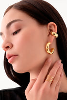 Gal İstanbul-Roma Earcuff Gold-Küpe-2-roqelvaxirum.shop