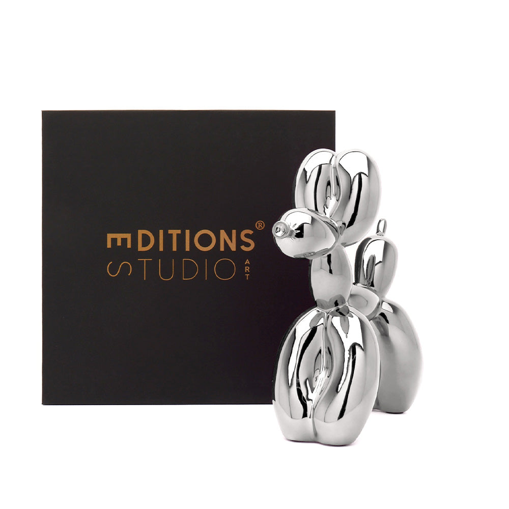 Jeff Koons-Jeff Koons Balloon Dog (Large) Silver-Biblo-6-roqelvaxirum.shop