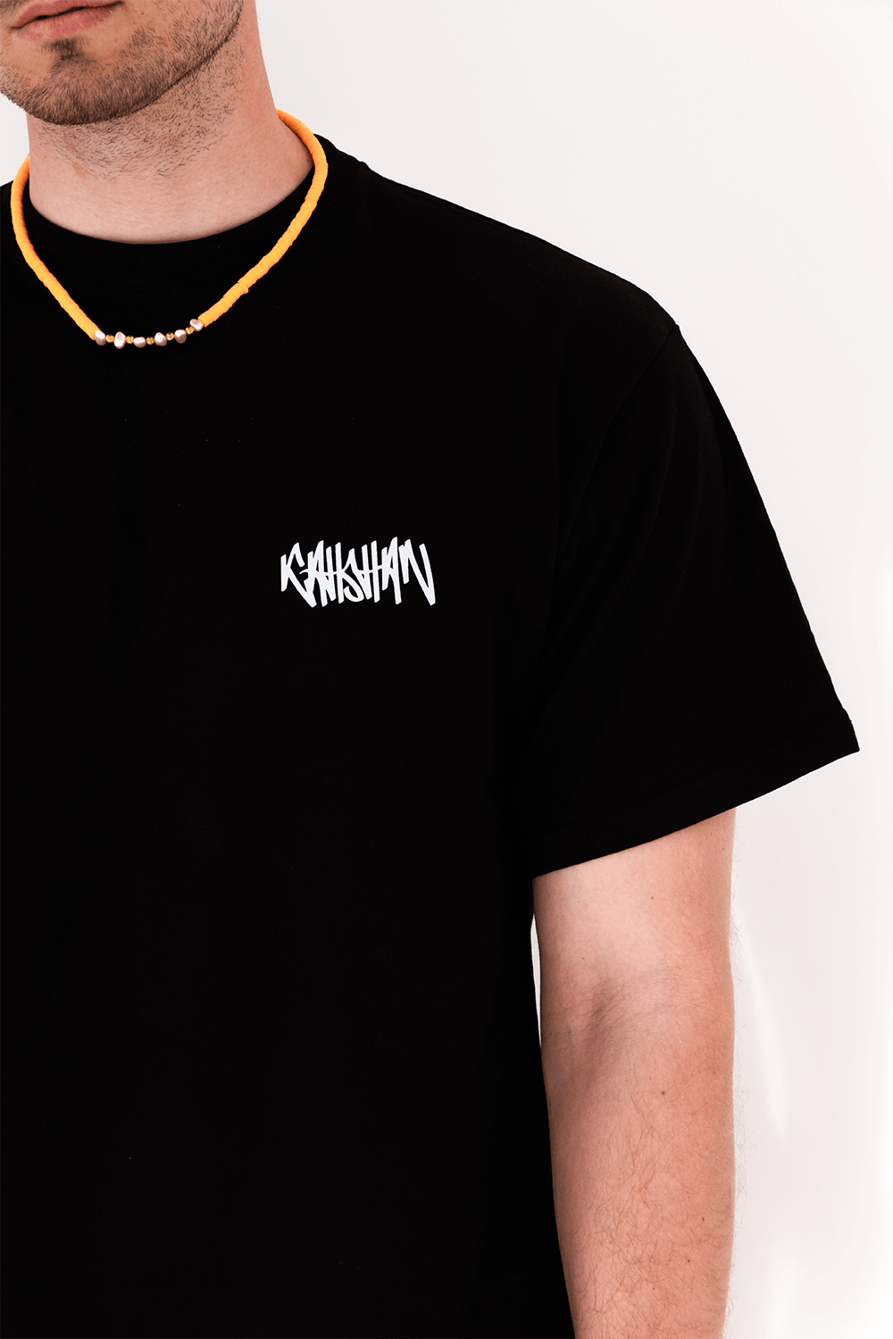 Kahshan-T-shirt Signature Basic Siyah-T-Shirts-2-roqelvaxirum.shop
