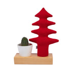 Kayigo-Flowery Saksılı Notluk Kırmızı çam-Masaüstü Organizer-1-roqelvaxirum.shop
