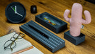 Kayigo-Gri Woody üçlü Ofis Seti Pembe Kaktüs-Masaüstü Organizer-3-roqelvaxirum.shop