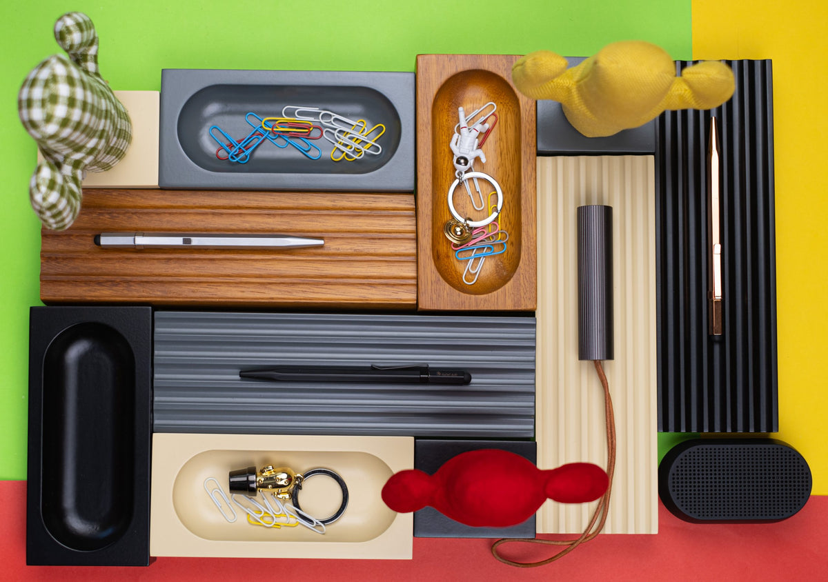 Kayigo-Krem Woody İkili Set-Masaüstü Organizer-6-roqelvaxirum.shop