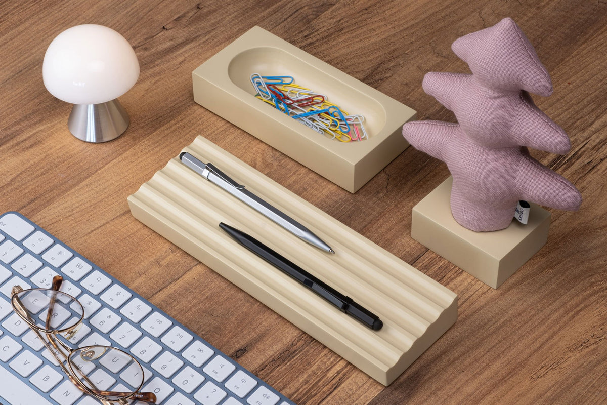 Kayigo-Lavanta Dolgulu çam Notluk / Pembe Krem-Masaüstü Organizer-3-roqelvaxirum.shop