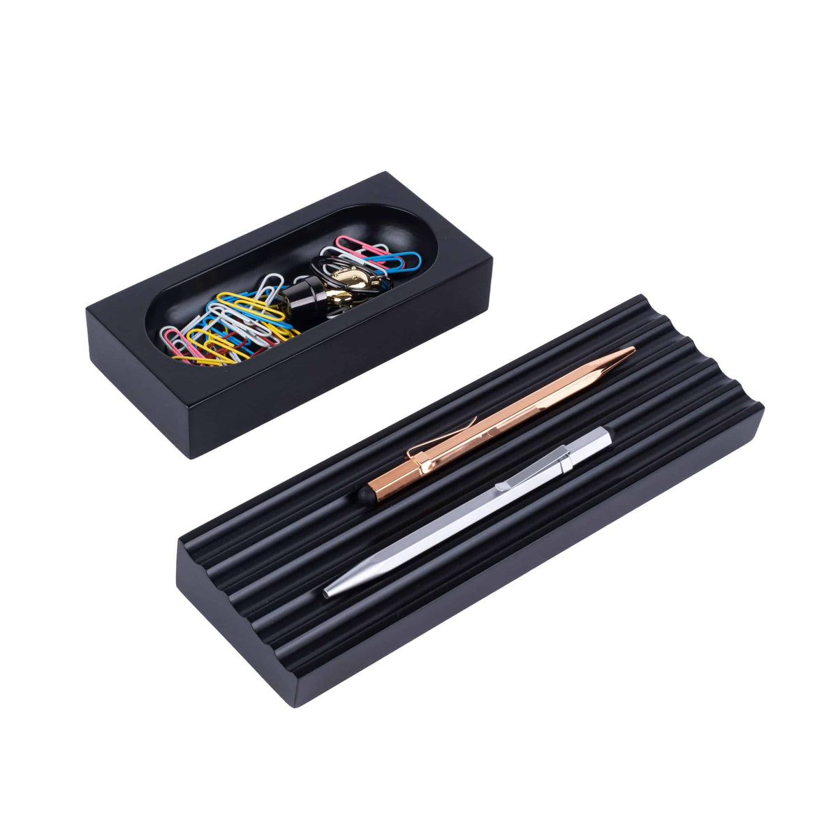 Kayigo-Siyah Woody İkili Set-Masaüstü Organizer-5-roqelvaxirum.shop