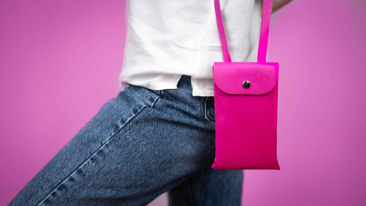 Kayigo-Toby Omuz Askılı çanta Fuşya-Telefon Çantası-3-roqelvaxirum.shop