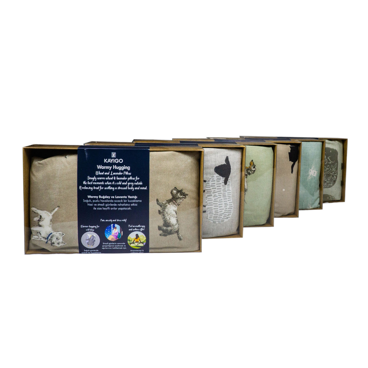 Kayigo-Warmy Ilık Sarılma Yastığı Tavşan Desenli-Boyun Yastığı-5-roqelvaxirum.shop