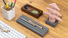 Kayigo-Woody Gri üçlü Ofis Seti Pembe çam-Masaüstü Organizer-2-roqelvaxirum.shop