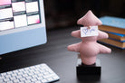 Kayigo-Woody Siyah üçlü Ofis Seti Pembe çam-Masaüstü Organizer-5-roqelvaxirum.shop