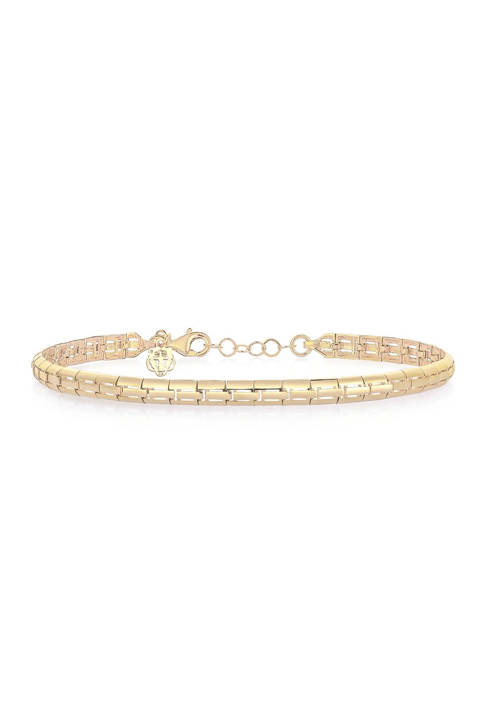 Les Tigres-Altın Kaplama Kaplan Charm Delta Bileklik-Bileklik-1-roqelvaxirum.shop