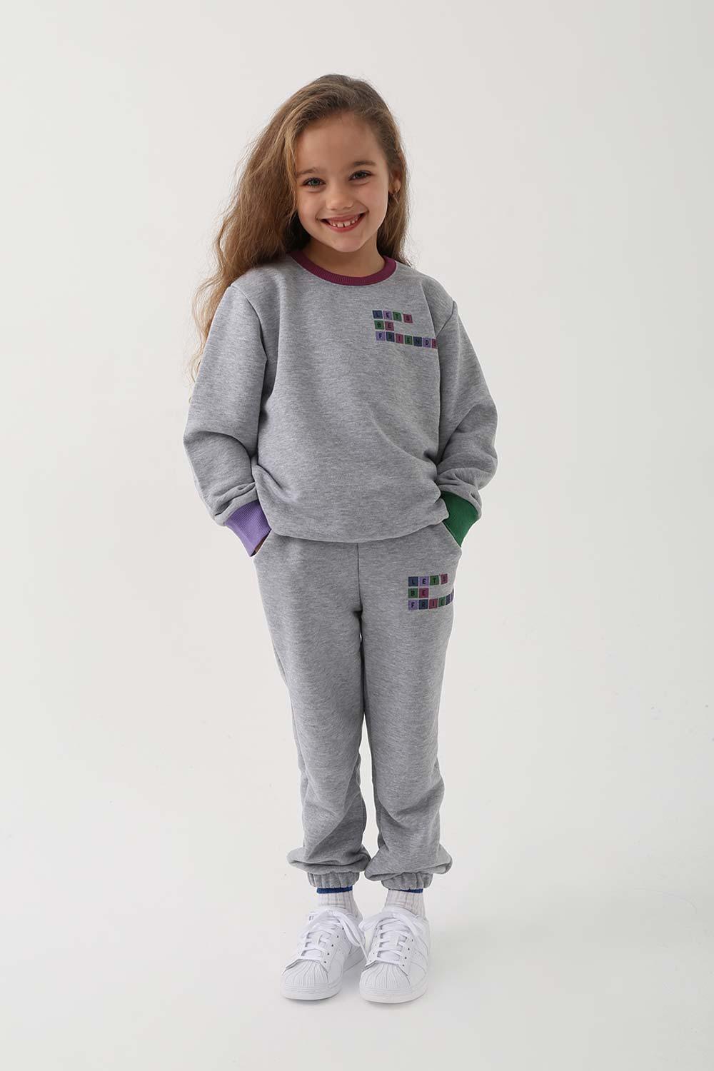 Let's Be Friends-Sweatshirt - Gri Melanj-Sweatshirts & Hoodies-1-roqelvaxirum.shop
