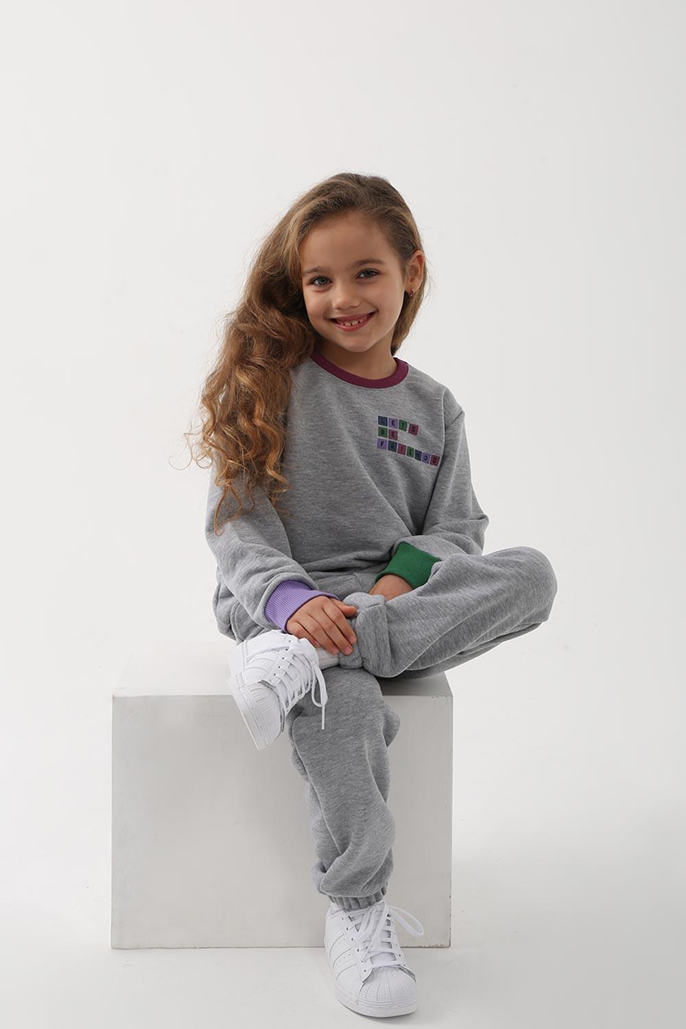 Let's Be Friends-Sweatshirt - Gri Melanj-Sweatshirts & Hoodies-3-roqelvaxirum.shop