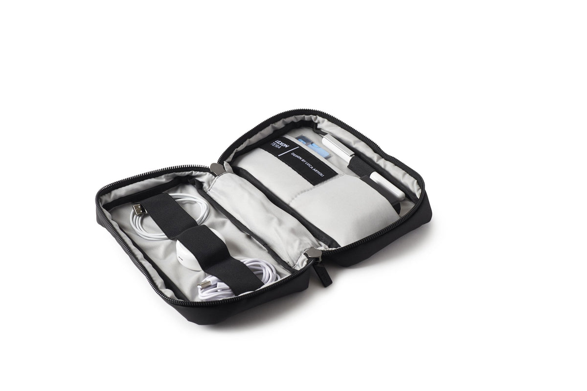Lexon-Tera Organizer Pouch Siyah-Laptop & Evrak Çantası-4-roqelvaxirum.shop