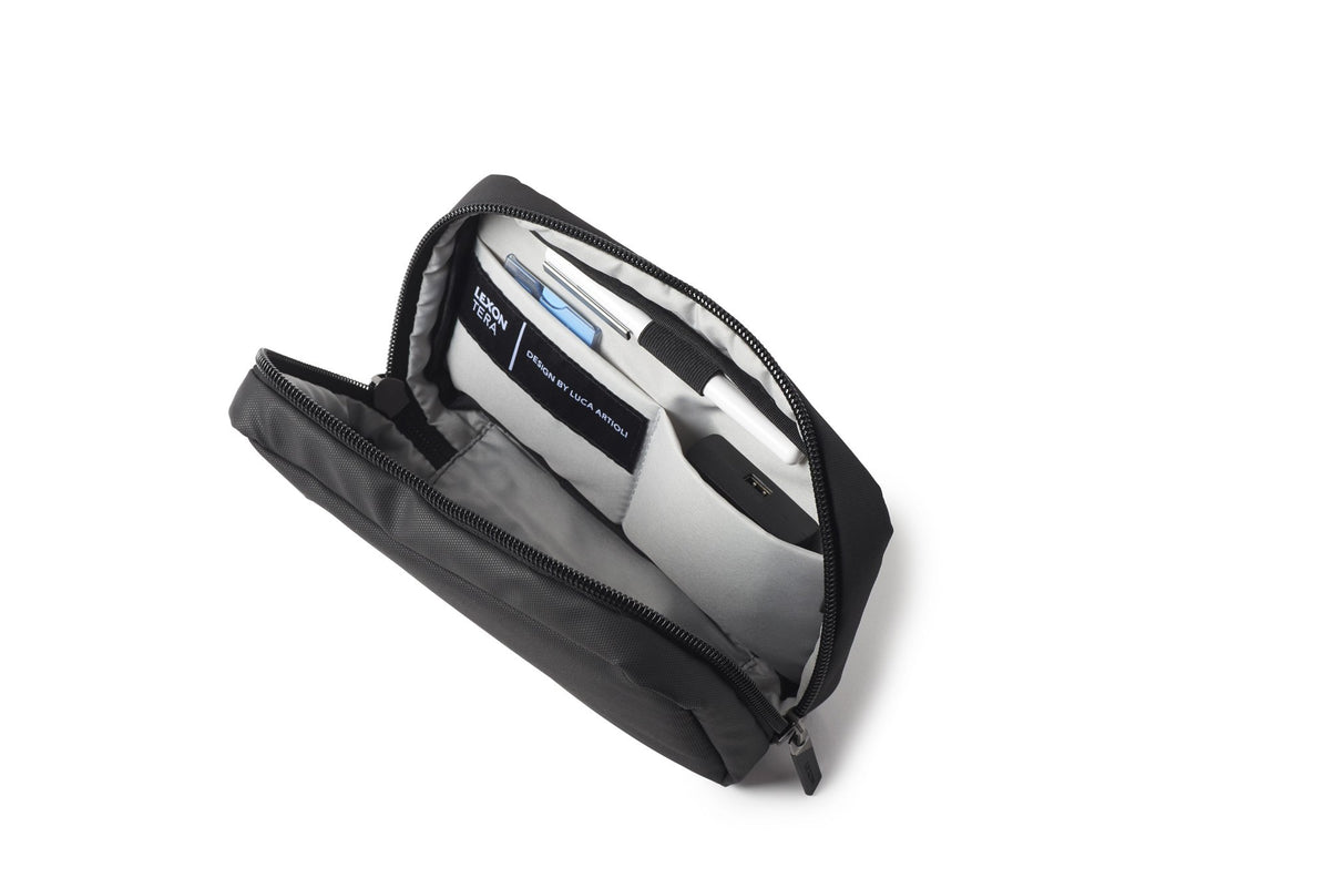 Lexon-Tera Organizer Pouch Siyah-Laptop & Evrak Çantası-5-roqelvaxirum.shop