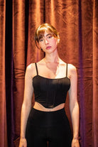 Liquide-SORUNLU - Chanti Bralet Siyah-Spor Üstü-1-roqelvaxirum.shop