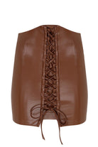 Maeve-Vegan Leather CrissCross Skirt-Etek-2-roqelvaxirum.shop