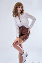 Maeve-Vegan Leather CrissCross Skirt-Etek-7-roqelvaxirum.shop