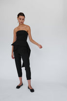 Mirimalist-Flow Siyah Büstiyer-Bluz-2-roqelvaxirum.shop
