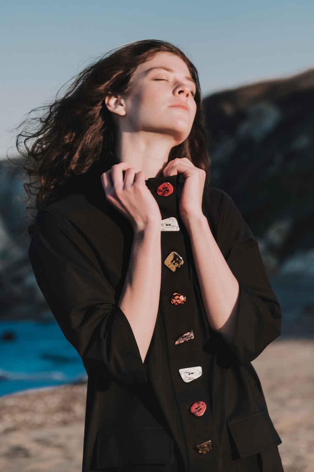 Mirimalist-Stone Age Dress / Jacket-Elbise-2-roqelvaxirum.shop