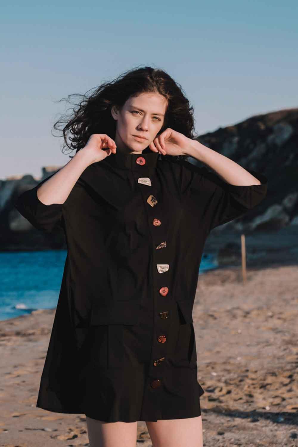 Mirimalist-Stone Age Dress / Jacket-Elbise-3-roqelvaxirum.shop