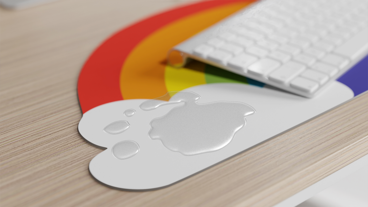 Mustard-Mustard Rainbow Mousepad-Mouse Pad-2-roqelvaxirum.shop