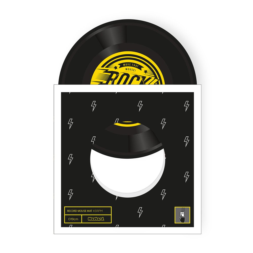 Mustard-Mustard Rock N Roll Mouse Pad-Mouse Pad-2-roqelvaxirum.shop