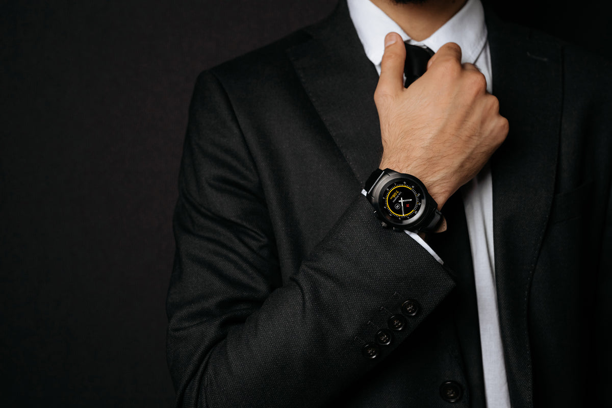 Mykronoz-My Kronoz Zetime Hibrid Saat Regular Siyah Deri-Kol Saati-3-roqelvaxirum.shop