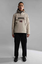 Napapijri-Rainforest Pocket 2 Beige Stone-Yağmurluk-2-roqelvaxirum.shop