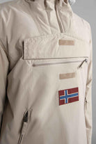 Napapijri-Rainforest Pocket 2 Beige Stone-Yağmurluk-6-roqelvaxirum.shop
