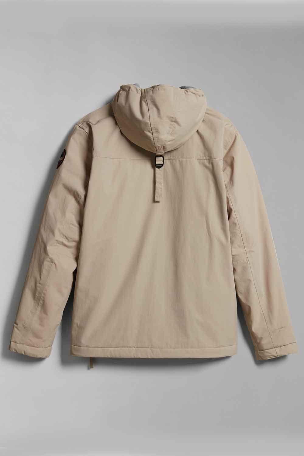 Napapijri-Rainforest Pocket 2 Beige Stone-Yağmurluk-9-roqelvaxirum.shop