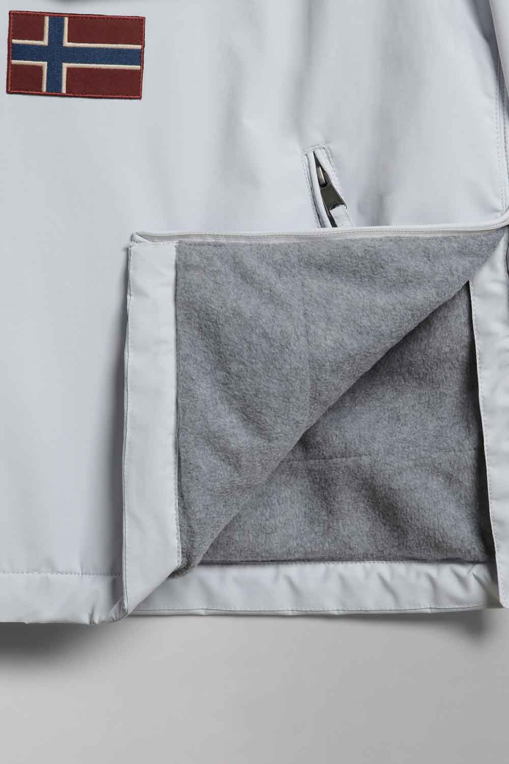 Napapijri-Rainforest Pocket 4 Grey Glacier-Yağmurluk-7-roqelvaxirum.shop